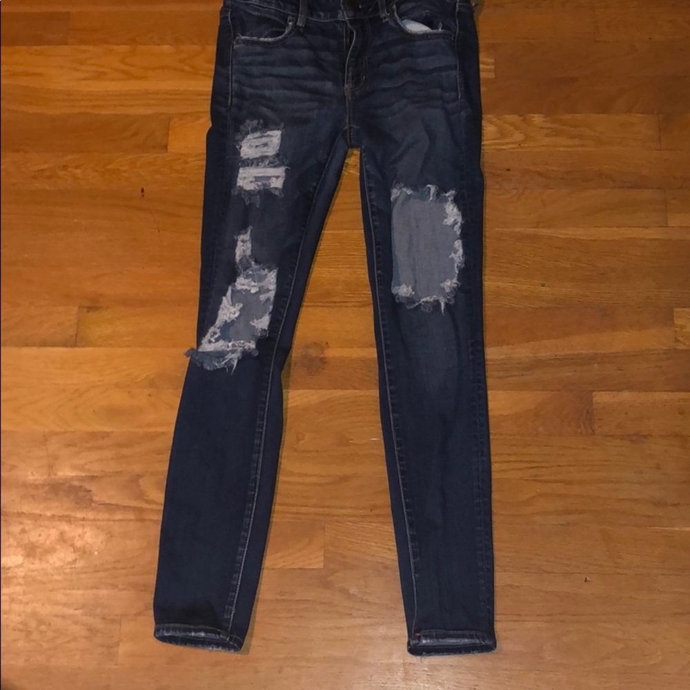 American Eagle ripped jeans